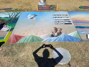 Luna Park Chalk Art 2024